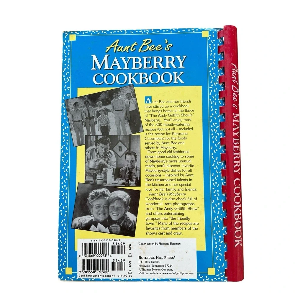 Vintage Mayberry Aunt Bee's Cookbook‎ Recipes Southern Cooking Nostalgia